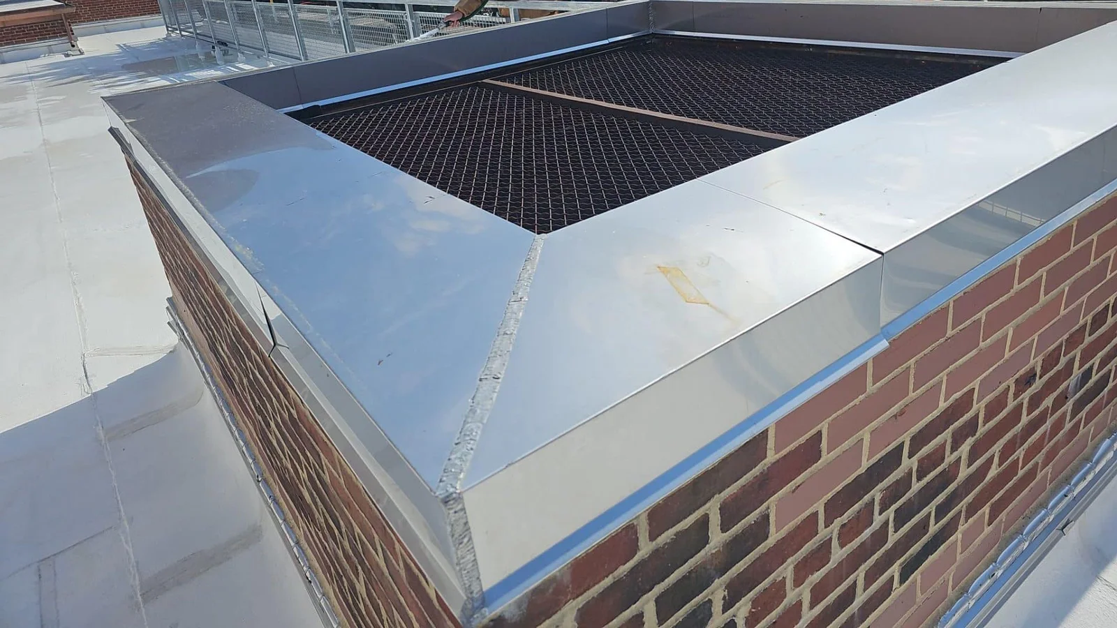 High-Wind Edge Metal Repair