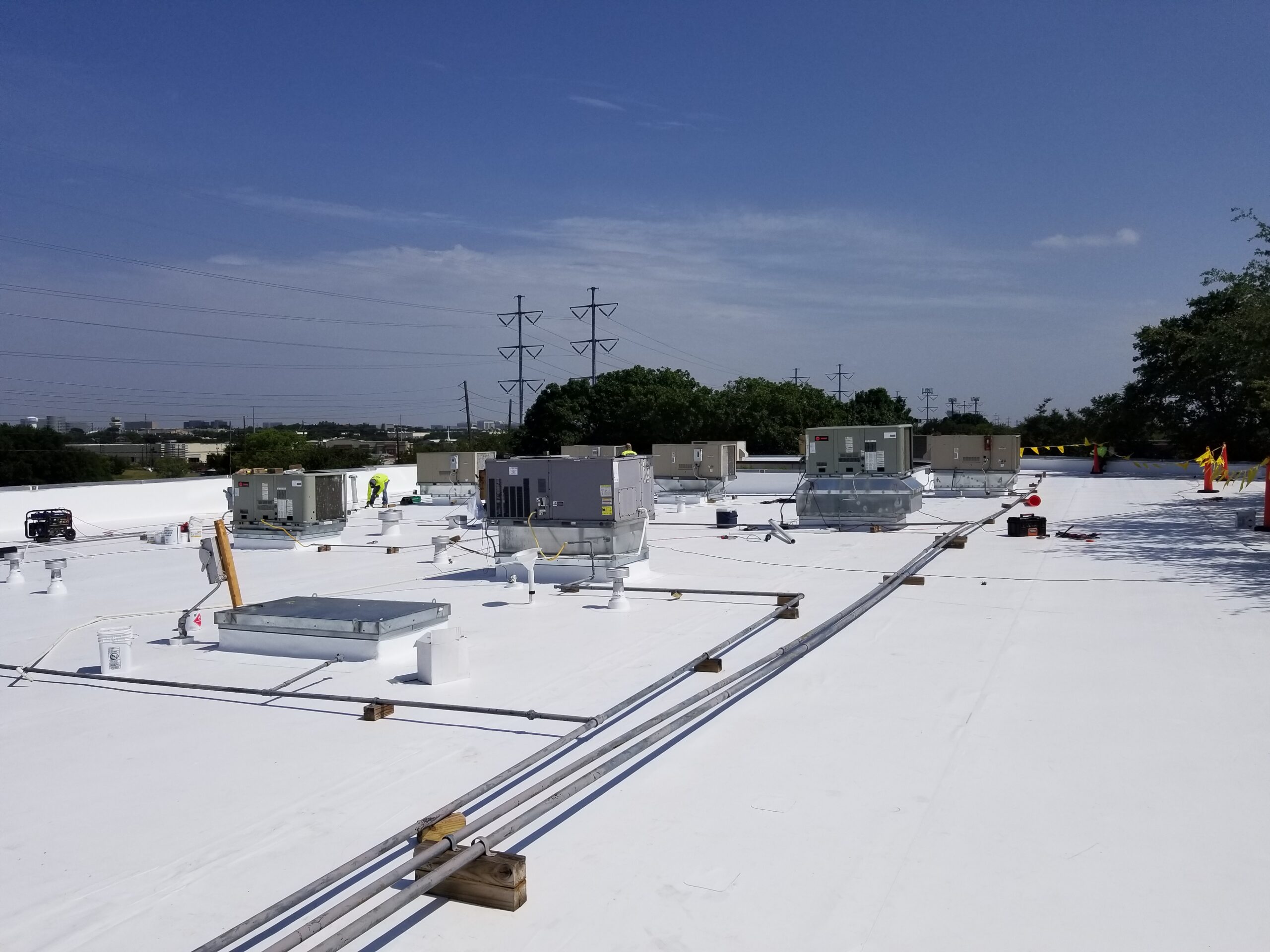 Roof Membrane Tear Repair